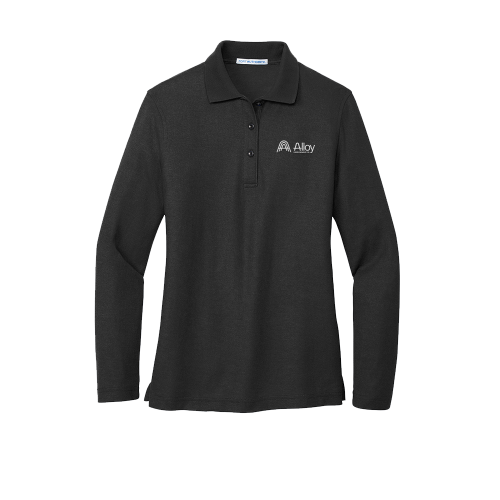 Port Authority® Ladies Silk Touch™ Long Sleeve Polo