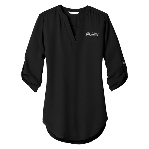 Port Authority® Women's 3/4-Sleeve Tunic Blouse
